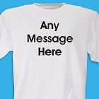 Personalized Block Message T-Shirt